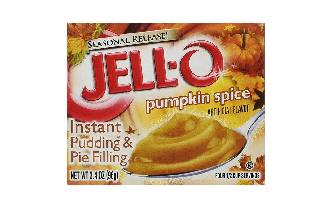 Kraft Jell-O Pumpkin Spice, Instant Pudding & Pie Filling   Box  96 grams